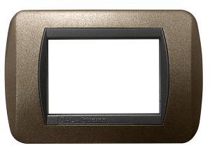 Placca per Serie Living International Marrone Opaco