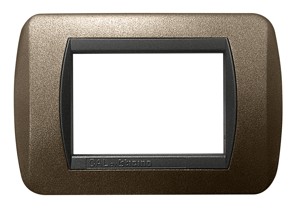 Placca per Serie Living International Marrone Opaco