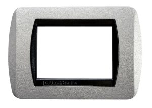 Placca per Serie Living International Argento Chiaro