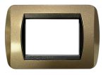 Placca per Serie Living International Champagne Metallizzato