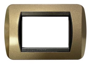 Placca per Serie Living International Champagne Metallizzato