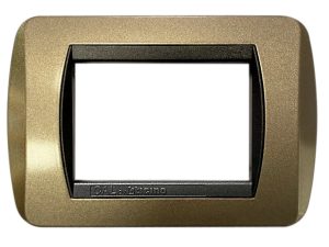 Placca per Serie Living International Champagne Metallizzato