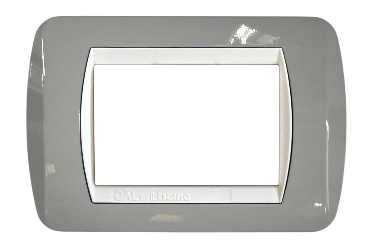 Placca per Serie Living Light grigio nardo