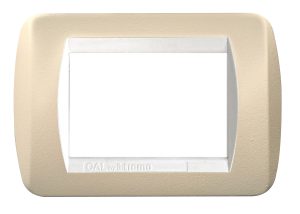 Placca per Serie Living Light Crema Opaco