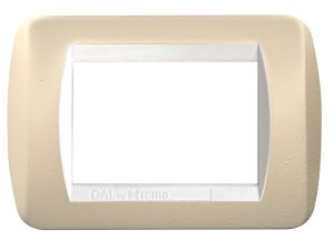 Placca per Serie Living Light crema opaco