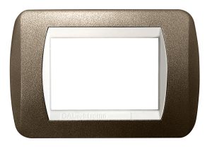 Placca per Serie Living Light Marrone Opaco