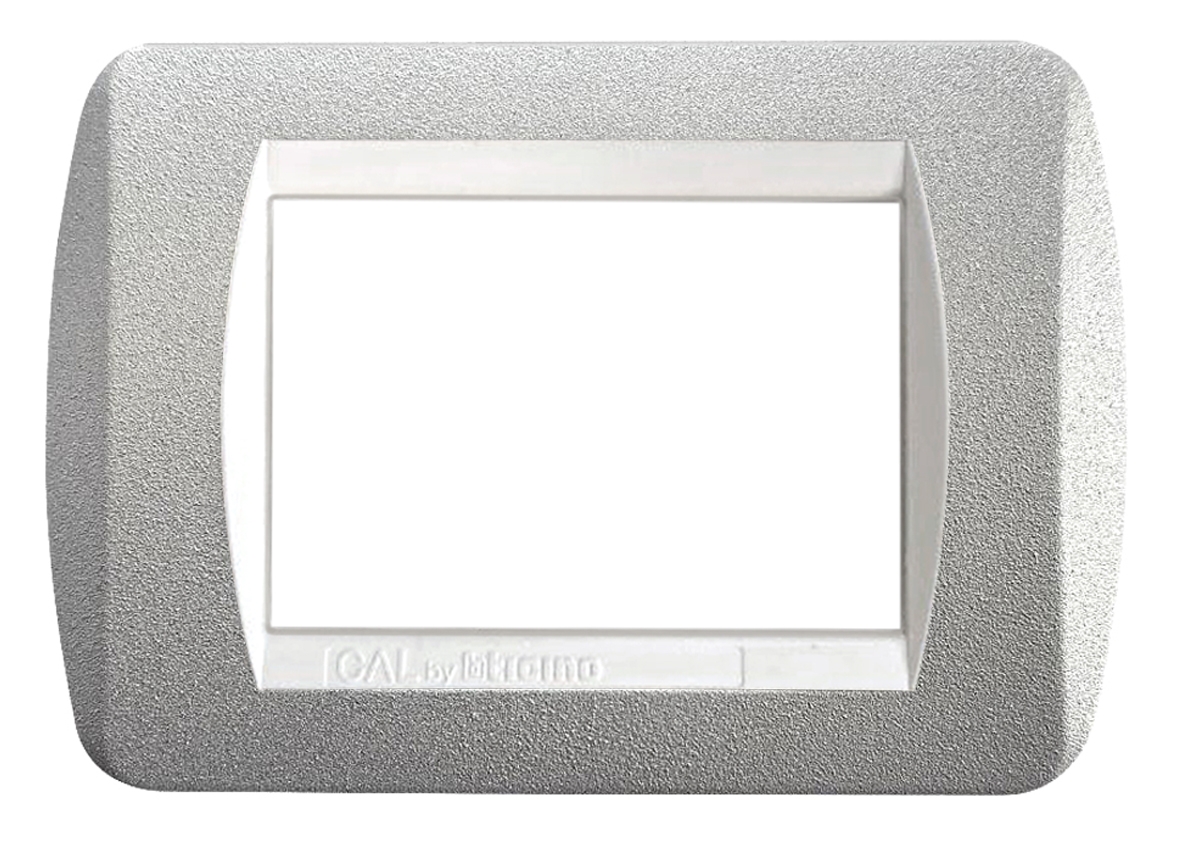 Placca per Serie Living Light argento chiaro