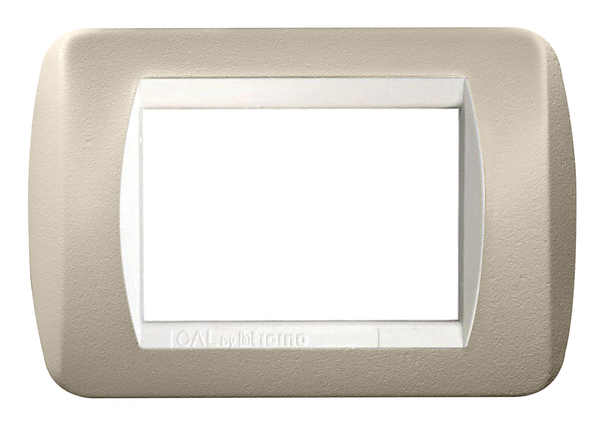 Placca per Serie Living Light tortora opaco