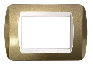 Placca per Serie Living Light Champagne Metallizzato