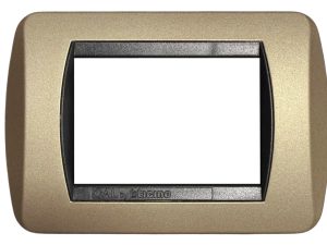 Placca per Serie Living International Champagne Opaco