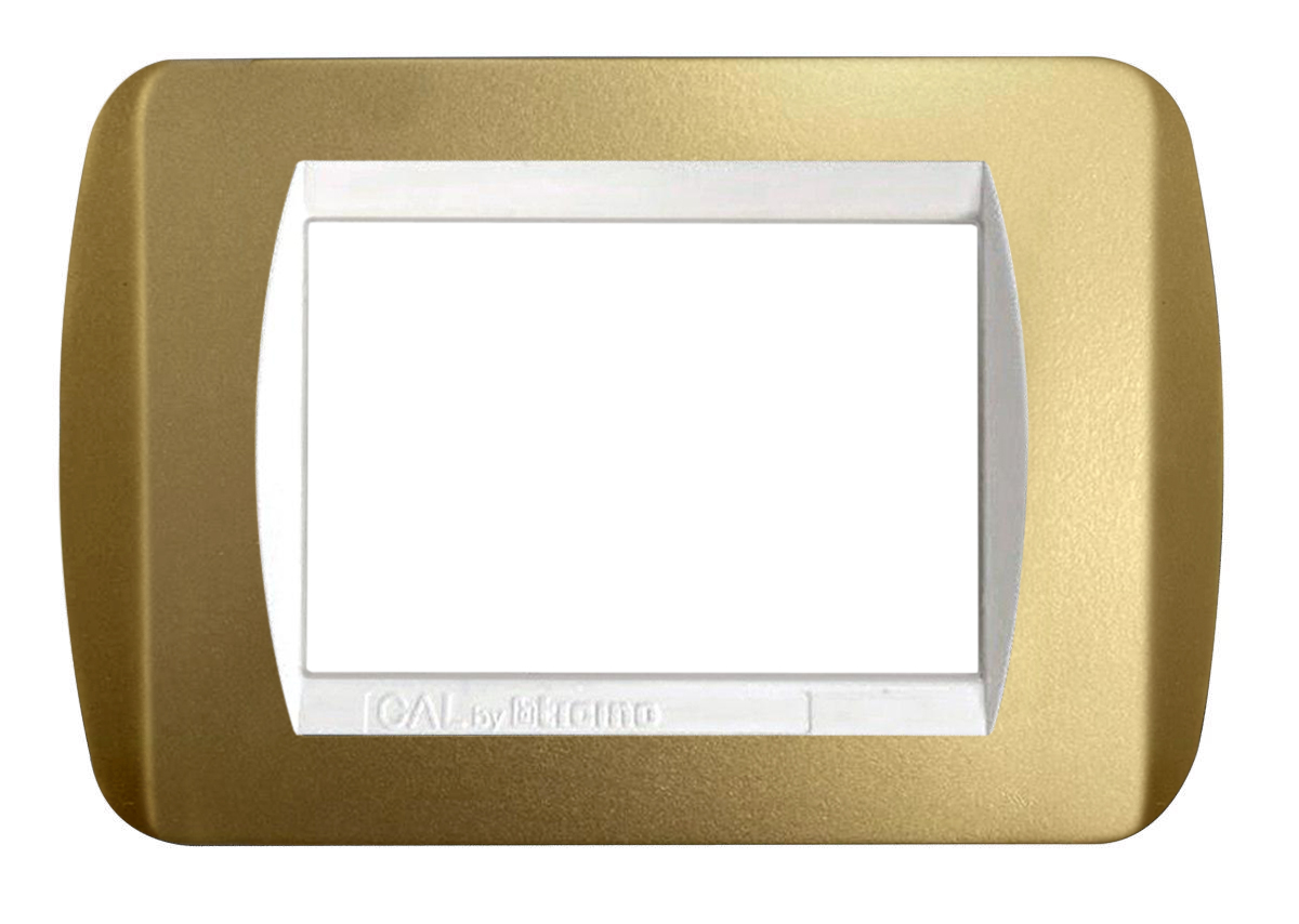 Placca per Serie Living Light oro opaco