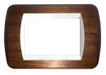 Placca per Serie Living Light in legno noce