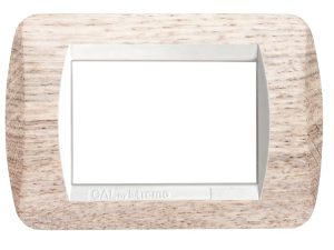 Placca per Serie Living Light in rovere sbiancato