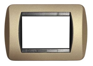 Placca per Serie Living International Champagne Opaco