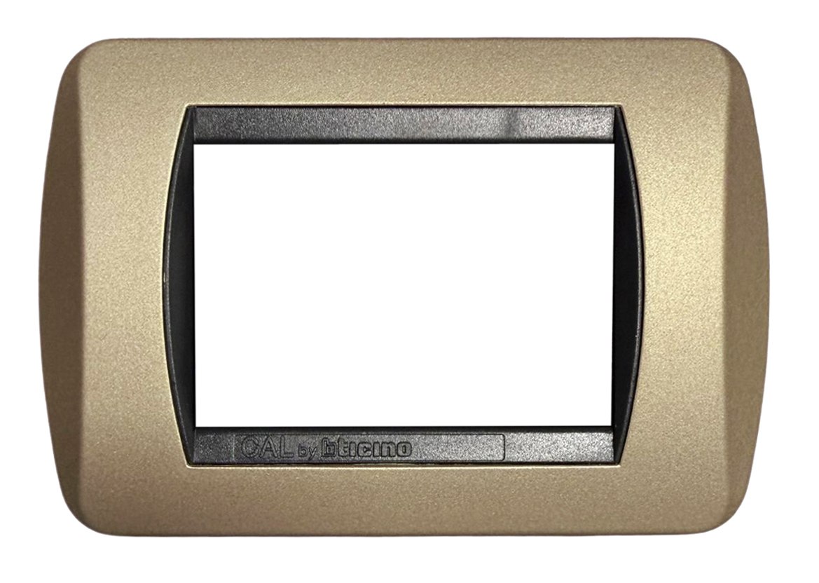 Placca per Serie Living International Champagne Opaco