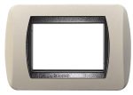 Placca Compatibile BTicino Living International Tortora in Metallo