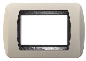 Placca Compatibile BTicino Living International Tortora in Metallo
