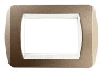Placca Compatibile BTicino Living Light Champagne Metallizzato in Metallo |CAL