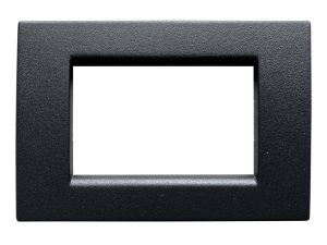 Placca per Serie Idea Nero Opaco