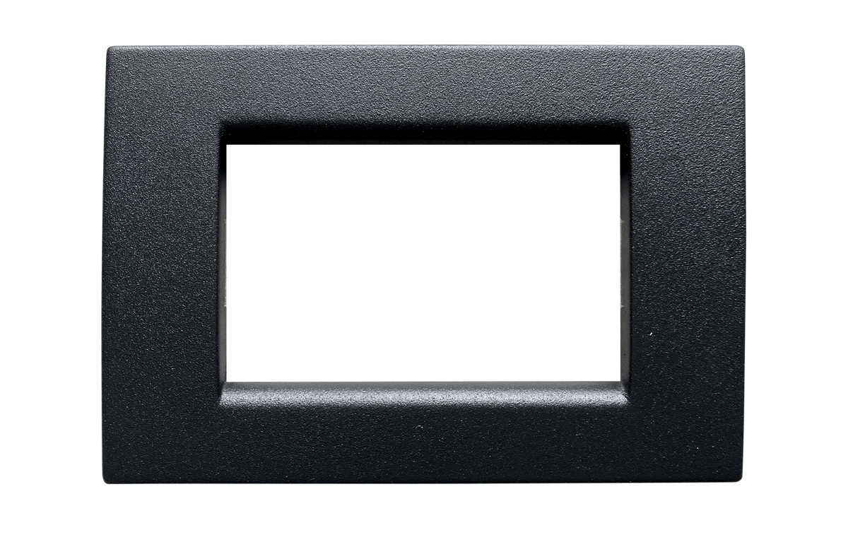 Placca per Serie Idea Nero Opaco