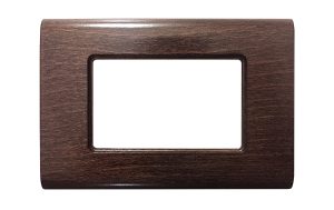 Placca per Serie Idea Legno Noce