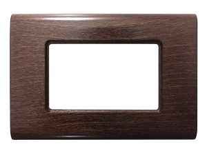 Placca per Serie Idea Legno Noce