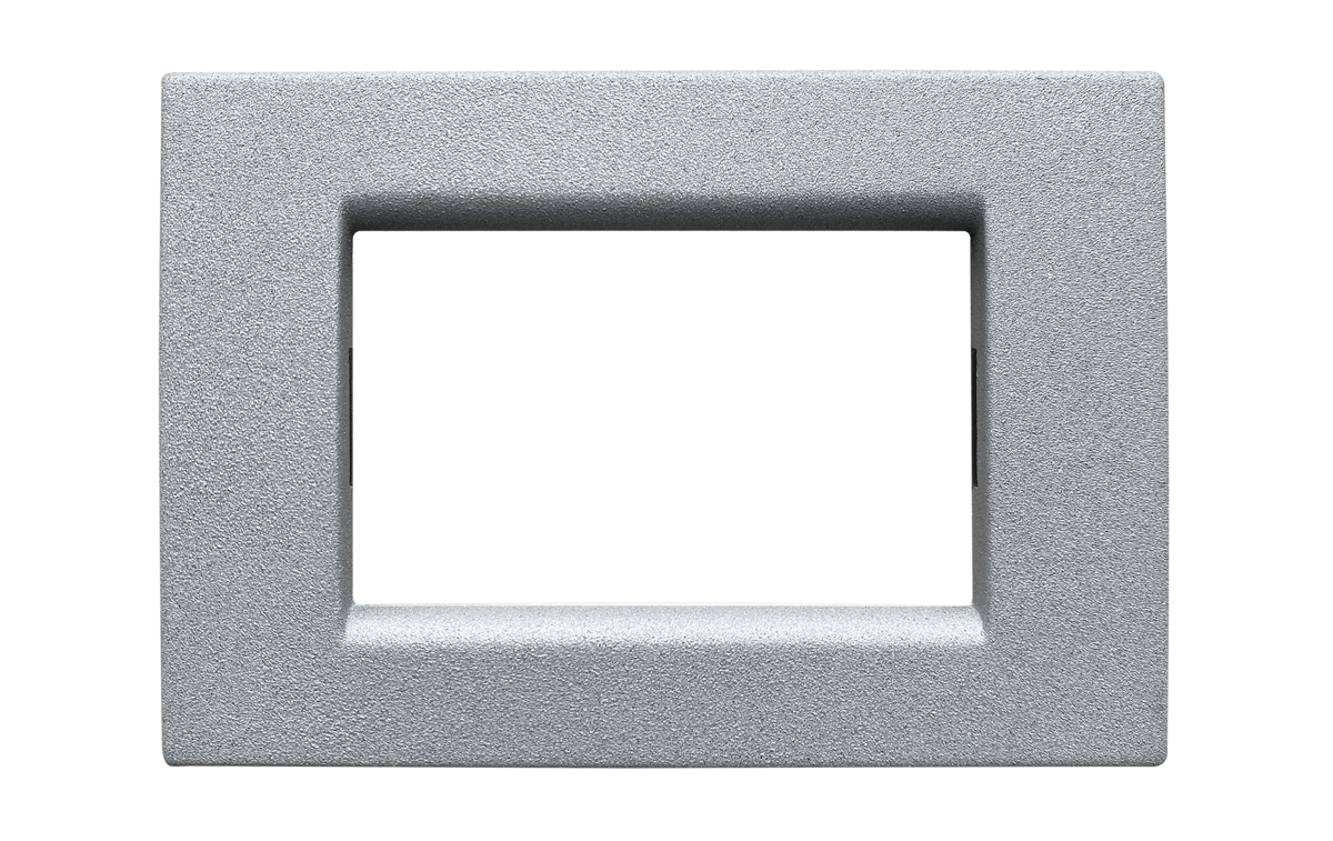 Placca per Serie Idea Argento Chiaro