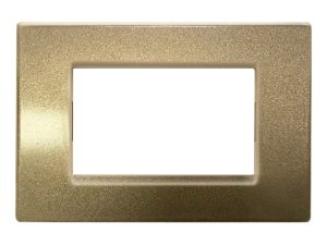 Placca per Serie Idea Champagne Metallizzato