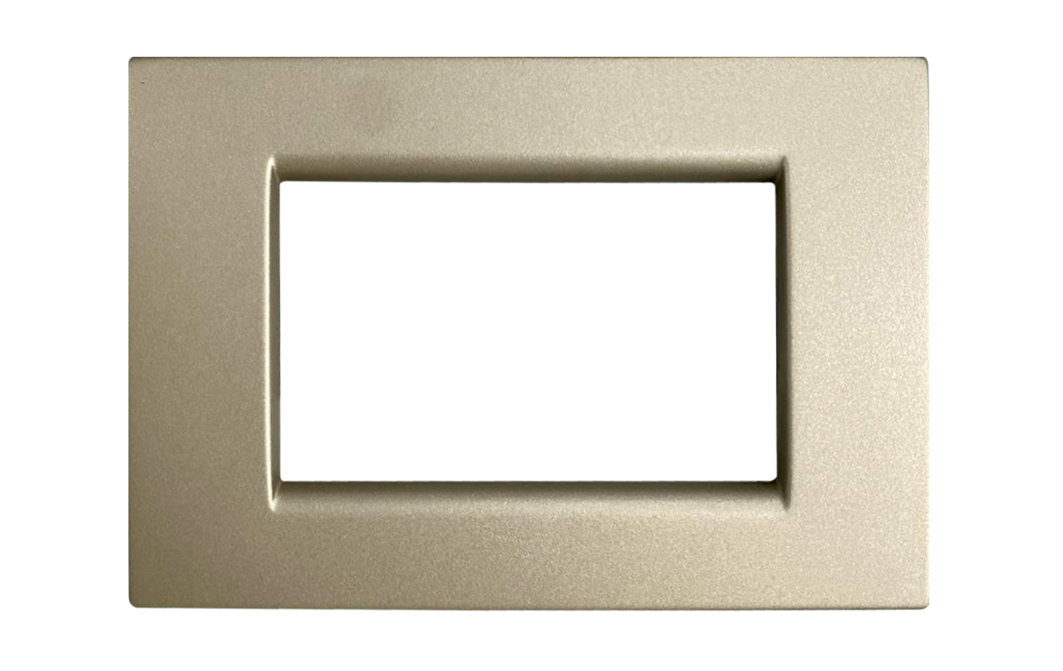 Placca per Serie Idea Champagne Opaco