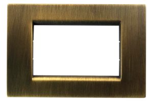 Placca per Serie Idea Bronzo Satinato Opaco