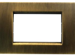Placca per Serie Idea Bronzo Satinato Opaco