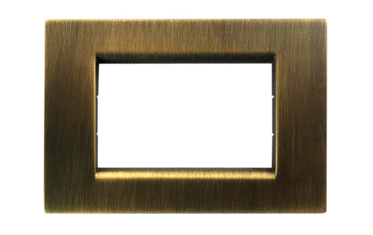 Placca per Serie Idea Bronzo Satinato Opaco