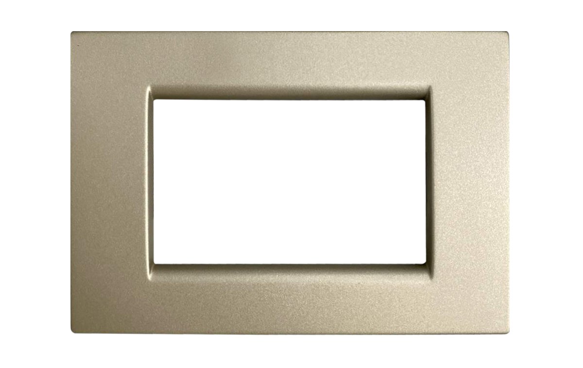 Placca per Serie Idea Champagne Opaco