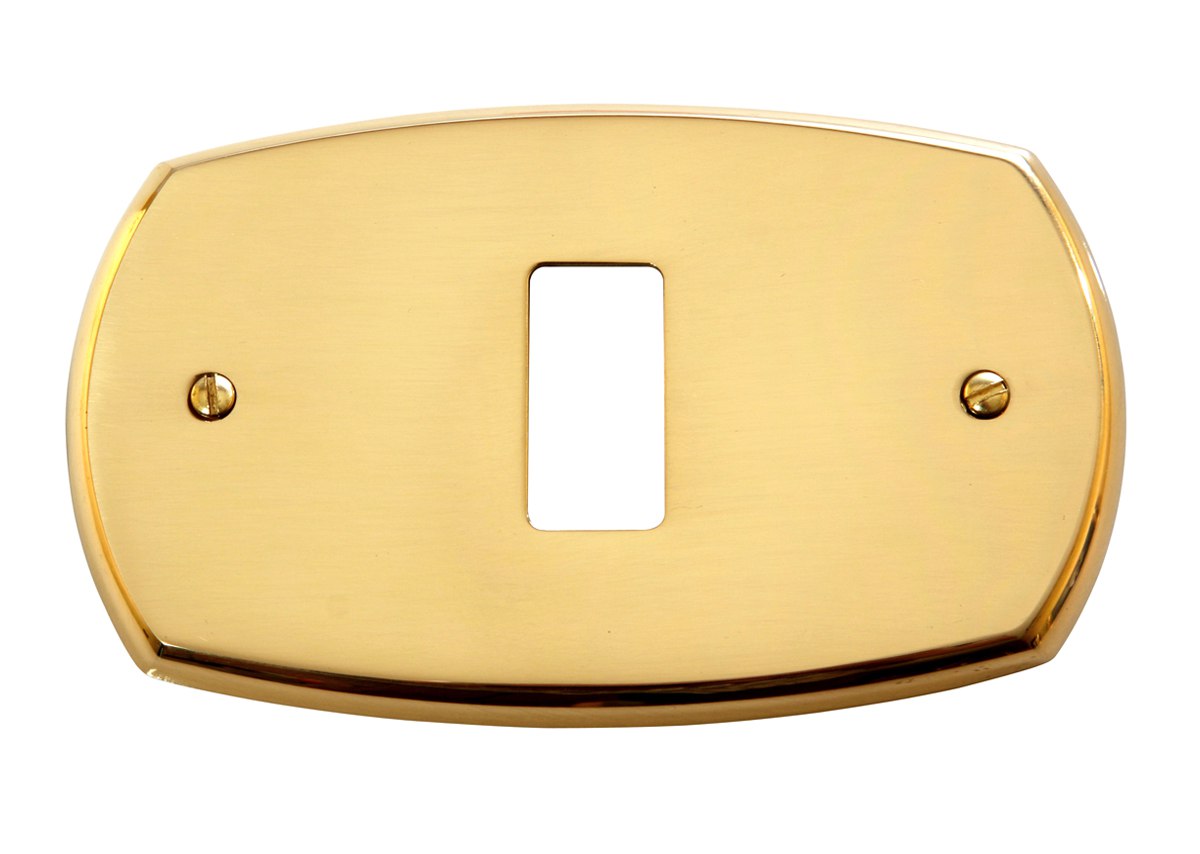 Placca per Serie Magic in Ottone Lucido 3111/2/3