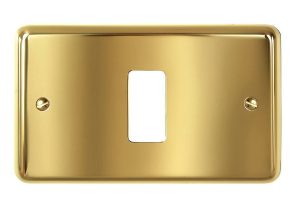 Placca per Serie Magic in Ottone Lucido 5001/2/3