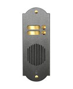 Pulsantiera in Ottone a 2  Pulsanti - Verniciato Grafite