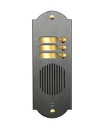 Pulsantiera in Ottone a 3 Pulsanti - Verniciato Grafite