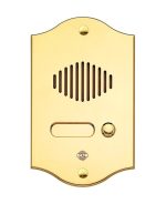 Pulsantiera in Ottone a 1 Pulsante P551 - Ottone Lucido/PVD