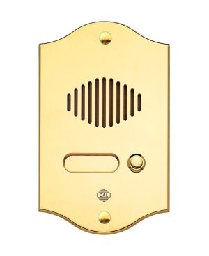 Pulsantiera in Ottone a 1 Pulsante P551 - Ottone Lucido/PVD