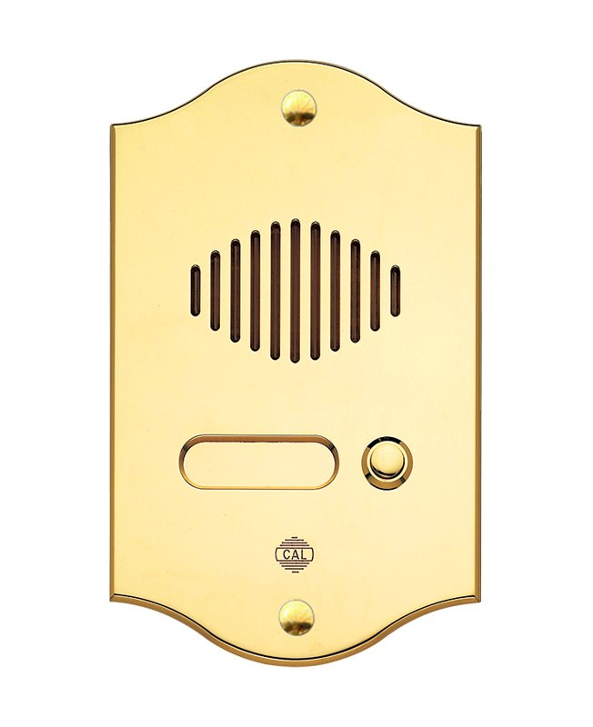 Pulsantiera in Ottone a 1 Pulsante P551 - Ottone Lucido/PVD