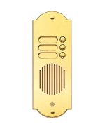 Pulsantiera in Ottone a 3 Pulsanti - Ottone Lucido/PVD