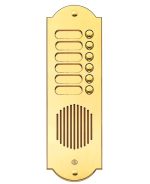 Pulsantiera in Ottone a 6 Pulsanti - Ottone Lucido/PVD