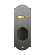 Pulsantiera in Ottone a 1  Pulsante - Verniciato Grafite