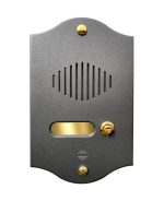 Pulsantiera in Ottone a 1  Pulsante P551G - Verniciato Grafite