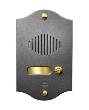 Pulsantiera in Ottone a 1  Pulsante P551G - Verniciato Grafite