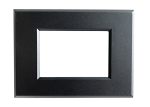 Placca per Serie Plana Nero Opaco