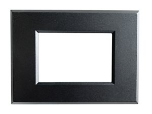 Placca per Serie Plana Nero Opaco