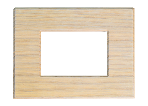Placca per Serie Plana in Legno Rovere Sbiancato