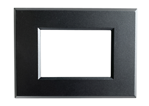 Placca per Serie Plana Nero Opaco
