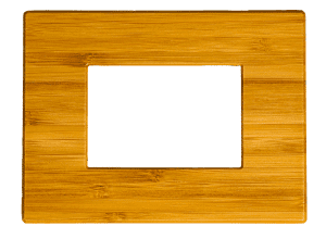 Placca Compatibile Vimar Arkè Legno Bamboo